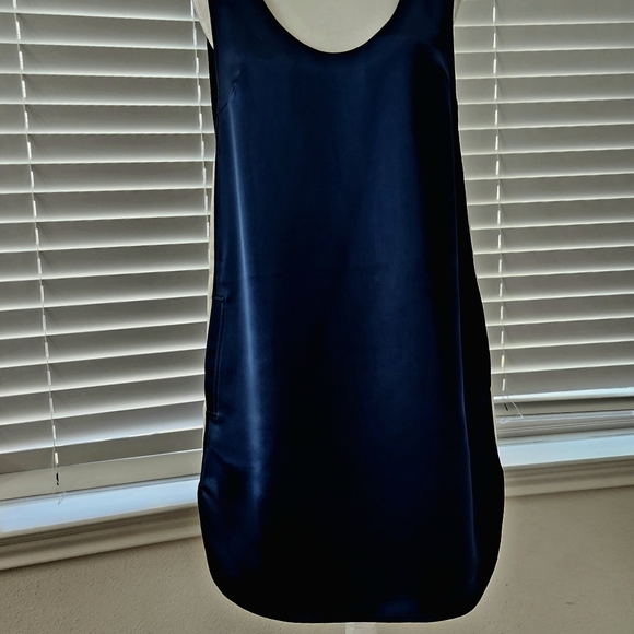 T Alexander Wang Mini Tank Dress With Pockets Blue and White size 6 - Picture 6 of 6